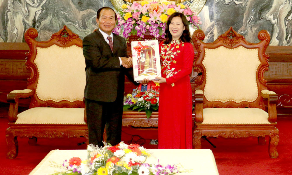 Phó Chánh án TANDTC Nguyễn Thúy Hiền tiếp Đoàn cán bộ cấp cao Bộ Tư pháp Lào