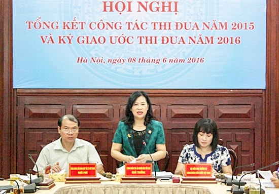 Khối thi đua số VII tổng kết công tác năm 2015 và ký giao ước thi đua năm 2016