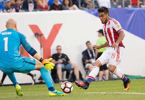 Mỹ - Paraguay (1-0): Chủ nhà tiến vào tứ kết