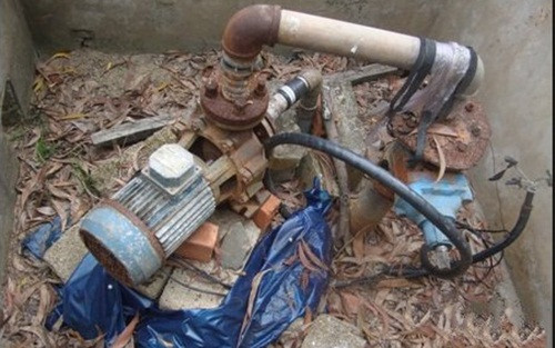 Máy bơm nước rò điện, một công nhân thiệt mạng