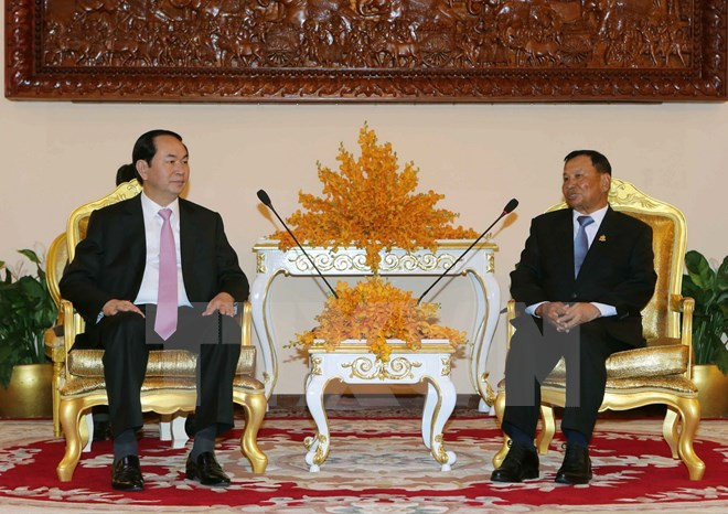 Chủ tịch nước Trần Đại Quang và các cuộc hội kiến, gặp gỡ quan trọng tại Campuchia
