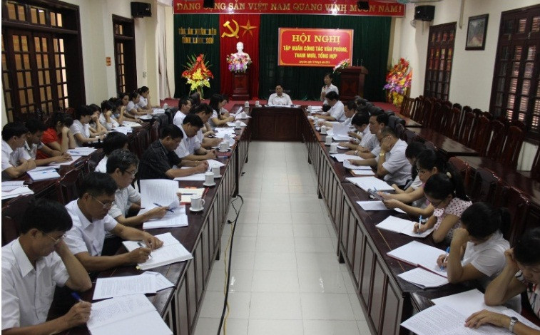 TAND tỉnh Lạng Sơn: Tổ chức hội nghi tập huấn công tác văn phòng tham mưu, tổng hợp năm 2016