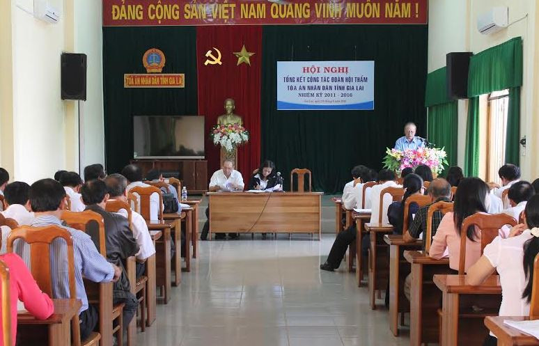Đoàn Hội thẩm TAND tỉnh Gia Lai tổ chức Hội nghị tổng kết công tác nhiệm kỳ 