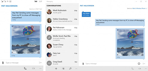 Microsoft mang tính năng “tin nhắn khắp nơi” đến Windows 10