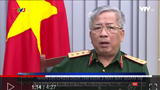 Thượng tướng Nguyễn Chí Vịnh: Cần rút kinh nghiệm từ sự việc 2 máy bay Su30MK2 và CASA-212 gặp nạn