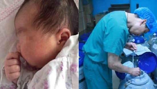 Trung Quốc: Bé gái chào đời một cách kì diệu từ phôi thai đông lạnh 