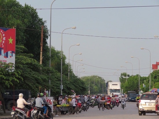 Cụm CN Tân Liên (Hải Phòng): Đường giao thông thành nơi họp chợ