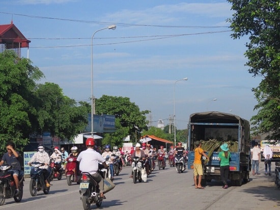 Cụm CN Tân Liên (Hải Phòng): Đường giao thông thành nơi họp chợ