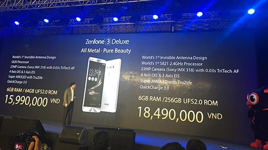 Asus chính thức ra mắt loạt smartphone ZenFone 3 tại Việt Nam