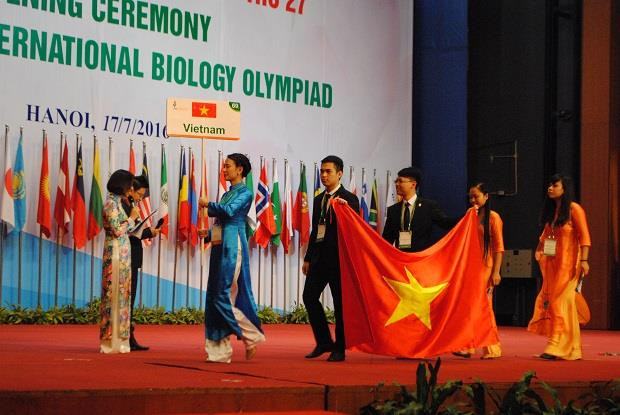 Khai mạc Olympic Sinh học Quốc tế lần thứ 27 tại Việt Nam