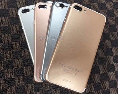 Hình ảnh iPhone 7 Pro với 4 lựa chọn màu sắc lại rò rỉ