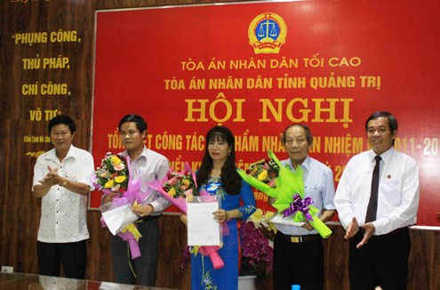 TAND tỉnh Quảng Trị tổng kết công tác Hội thẩm nhân dân