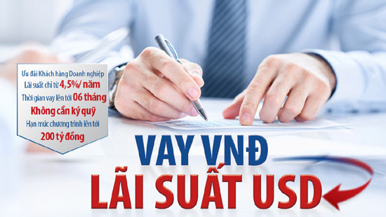 Viet Capital Bank cho doanh nghiệp vay VNĐ lãi suất USD