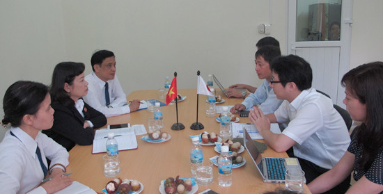 Đoàn của Cơ quan hợp tác quốc tế Nhật Bản làm việc với TAND Tp. Hồ Chí Minh