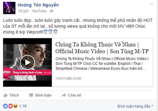 Sao Việt đồng loạt tố Sơn Tùng  M-TP đạo nhạc