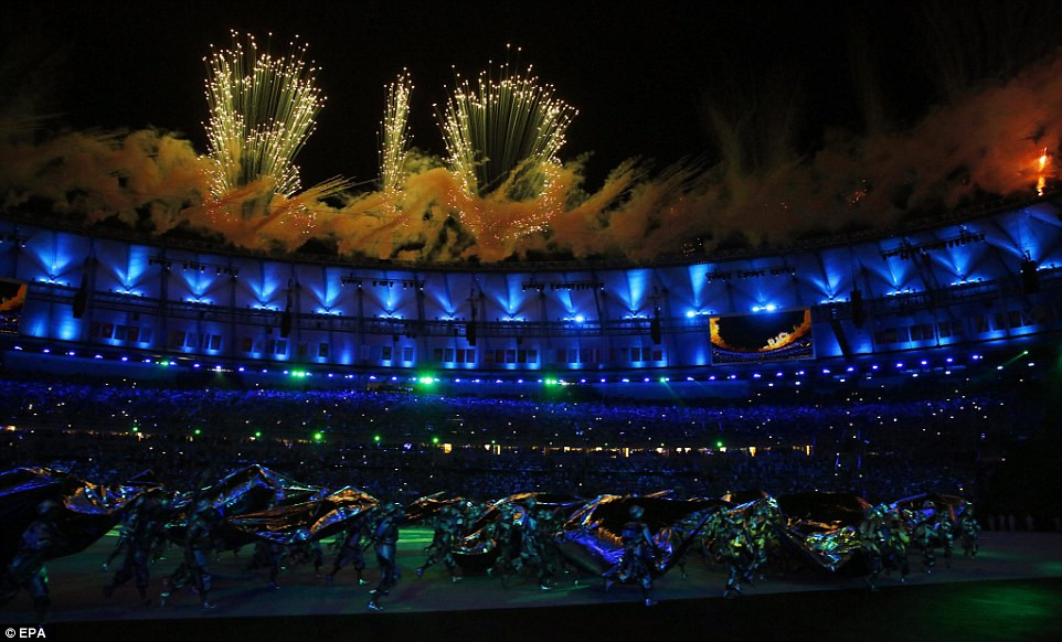 Hình ảnh: Đa sắc màu tại lễ khai mạc Olympic Rio 2016 số 8