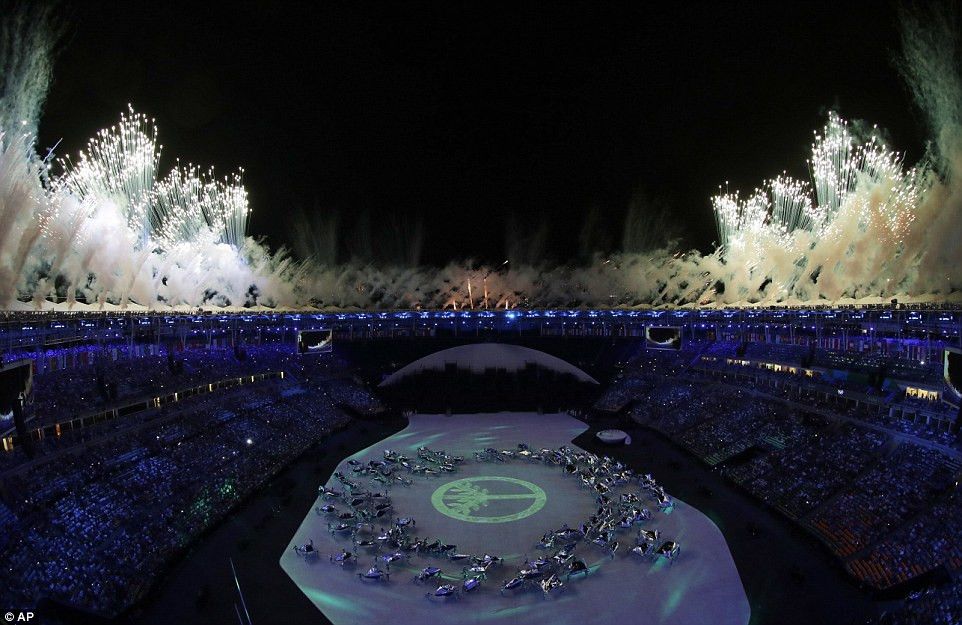 Hình ảnh: Đa sắc màu tại lễ khai mạc Olympic Rio 2016 số 4