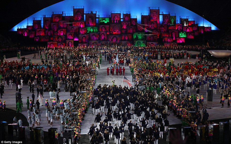 Hình ảnh: Đa sắc màu tại lễ khai mạc Olympic Rio 2016 số 20