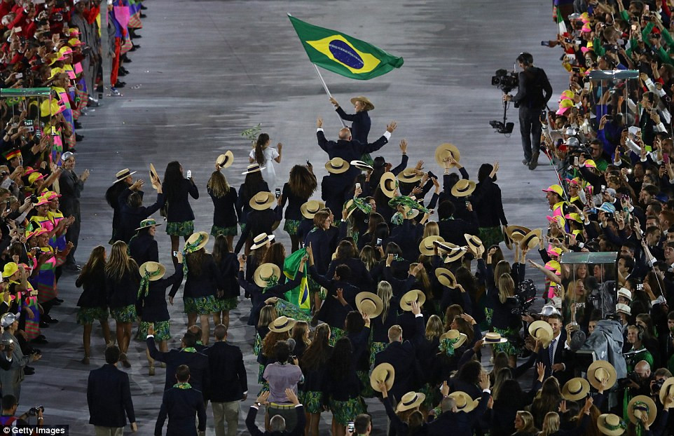 Hình ảnh: Đa sắc màu tại lễ khai mạc Olympic Rio 2016 số 31