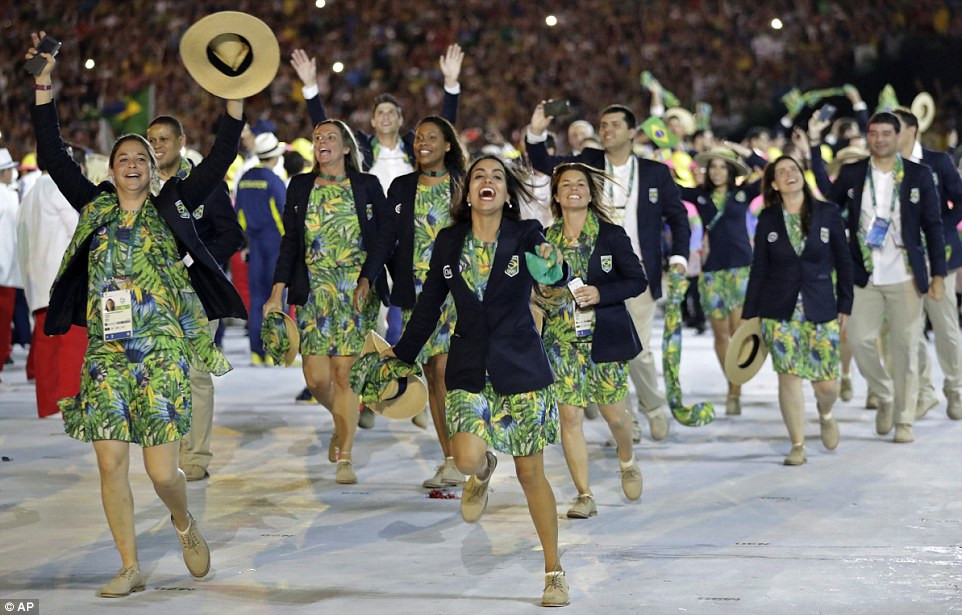 Hình ảnh: Đa sắc màu tại lễ khai mạc Olympic Rio 2016 số 32