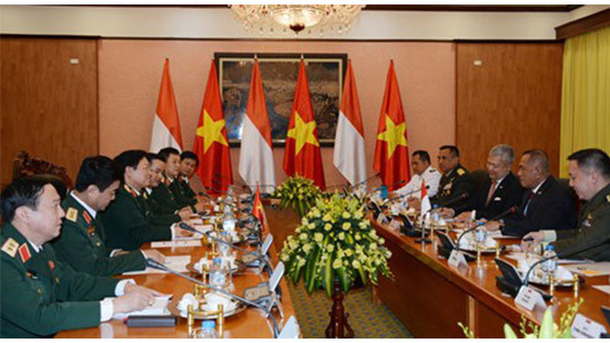 Hội đàm Bộ trưởng Quốc phòng 2 nước Việt Nam-Indonesia