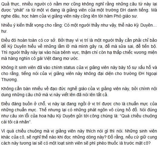Giảng viên FTU 