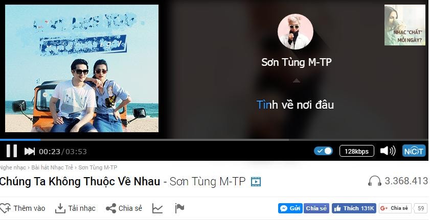 “Chúng ta không thuộc về nhau” của Sơn Tùng M-TP và những con số khủng sau 5 ngày ra mắt