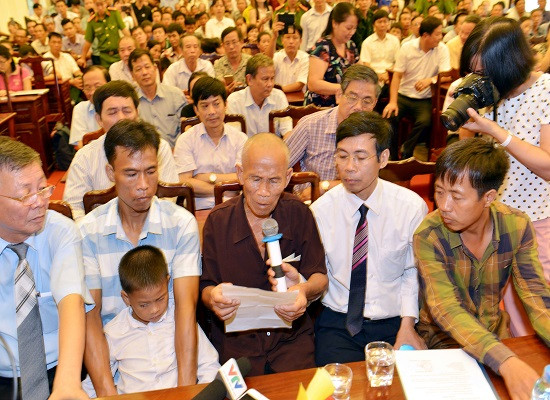Công bố Quyết định đình chỉ điều tra bị can và công khai xin lỗi ông Trần Văn Thêm
