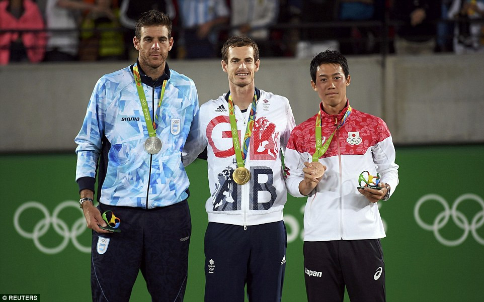 Hình ảnh: Hạ gục Del Potro, Andy Murray bảo vệ thành công HCV tại Olympic số 3