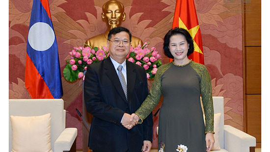 Lãnh đạo Nhà nước, Quốc hội tiếp Phó Chủ tịch Quốc hội Lào