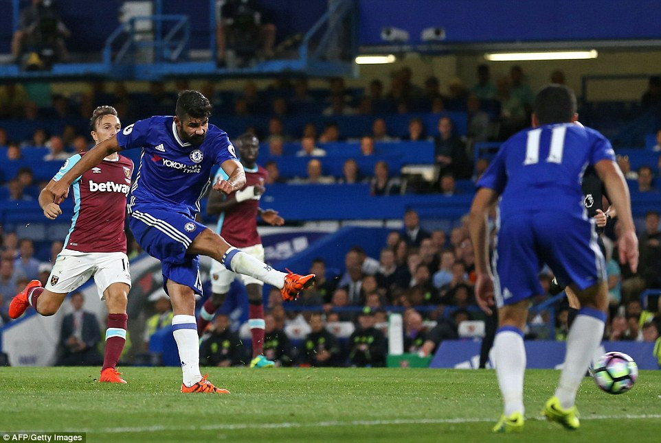 Hình ảnh: Diego Costa tỏa sáng đúng lúc giúp Chelsea hạ gục West Ham số 4