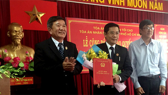 Bổ nhiệm các chức vụ lãnh đạo TAND cấp huyện Tp Hồ Chí Minh
