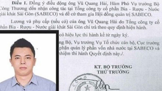 VAFI: Việc bổ nhiệm Vũ Quang Hải tại Sabeco là sai luật