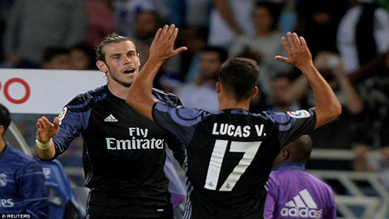Bale tỏa sáng, Real thắng đậm Sociedad