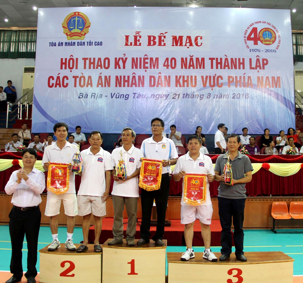 Bế mạc hội thao các TAND khu vực phía Nam: Chất lượng chuyên môn được nâng lên rõ rệt