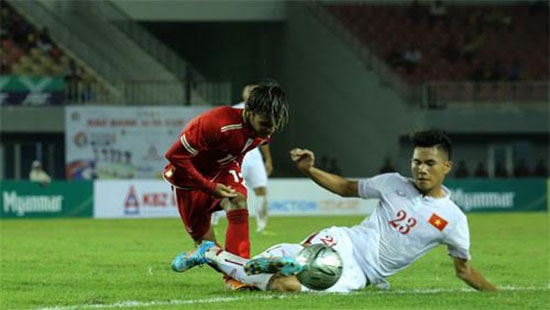 U19 Việt Nam bị Myanmar cầm hòa 