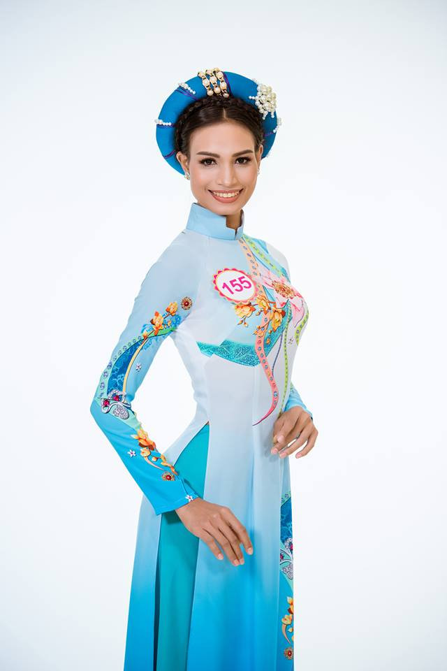 Thí sinh Hoa hậu Việt Nam 2016 diện áo dài khoe dáng ngọc trước Chung kết