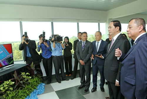 Ngày đầu chuyến thăm của Chủ tịch nước Trần Đại Quang tới Brunei