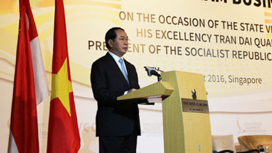 Chủ tịch nước Trần Đại Quang và những hoạt động nổi bật tại Singapore