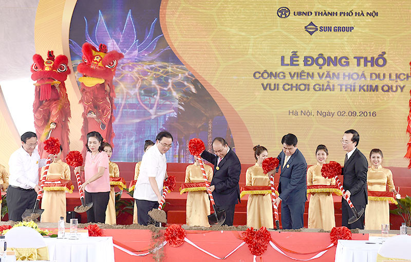 Thủ tướng dự lễ động thổ công viên nghìn tỷ, đẳng cấp quốc tế tại Hà Nội