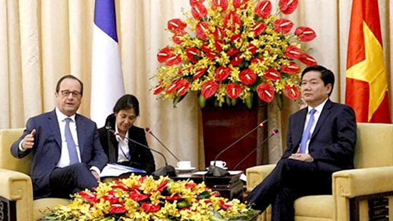 Bí thư Đinh La Thăng: Mong muốn Pháp duy trì các nguồn tài trợ ODA với TP HCM