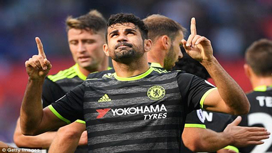 Costa lập cú đúp, Chelsea cầm hòa Swansea
