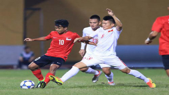 U19 Việt Nam bị Singapore cầm hòa trận ra quân