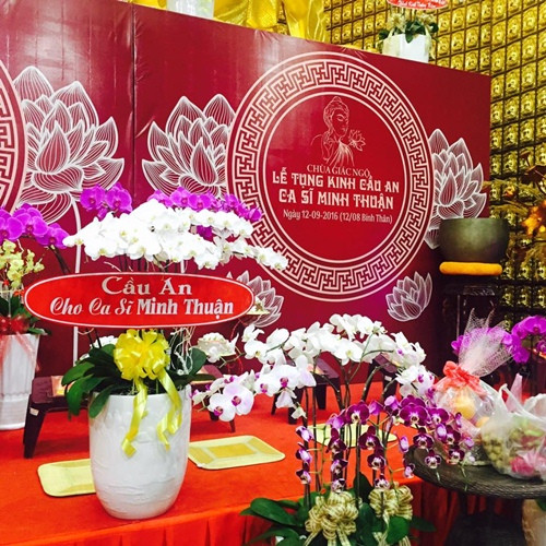 Gia đình Minh Thuận gửi thư cảm ơn sau lễ cầu an