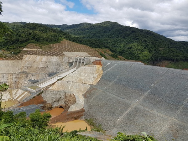 Quảng Nam: Vỡ ống dẫn nước thủy điện Sông Bung 2
