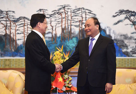 Tiếp các DN hàng đầu Trung Quốc: Thủ tướng đốc thúc tiến độ dự án đường sắt đô thị Cát Linh-Hà Đông