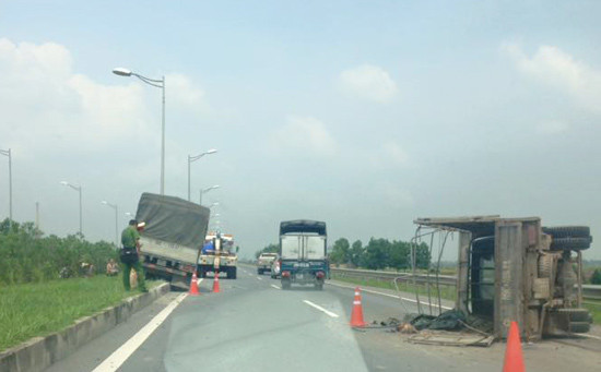 Tai nạn trên cao tốc Hà Nội - Thái Nguyên, 1 người tử vong