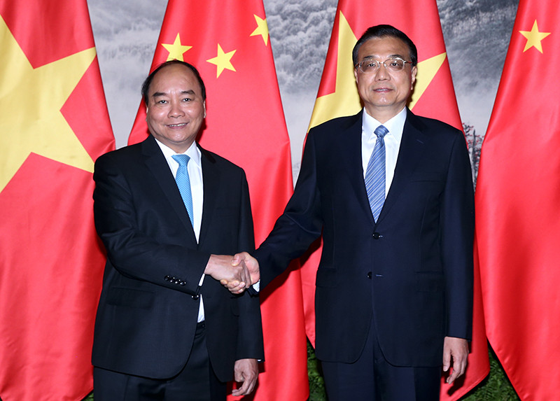 Hội đàm 2 Thủ tướng: Duy trì đại cục quan hệ Trung-Việt và hòa bình, ổn định ở Biển Đông