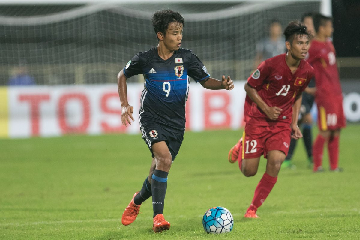 Hi�nh a�nh: U16 Việt Nam thua đậm U16 Nhật Bản ở trận ra quân giải U16 châu Á s�� 2