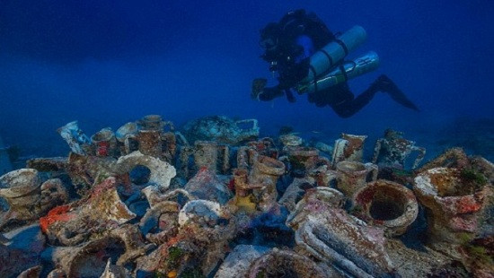 Phát hiện bộ hài cốt 2.000 năm tuổi trên xác tàu đắm Hy Lạp